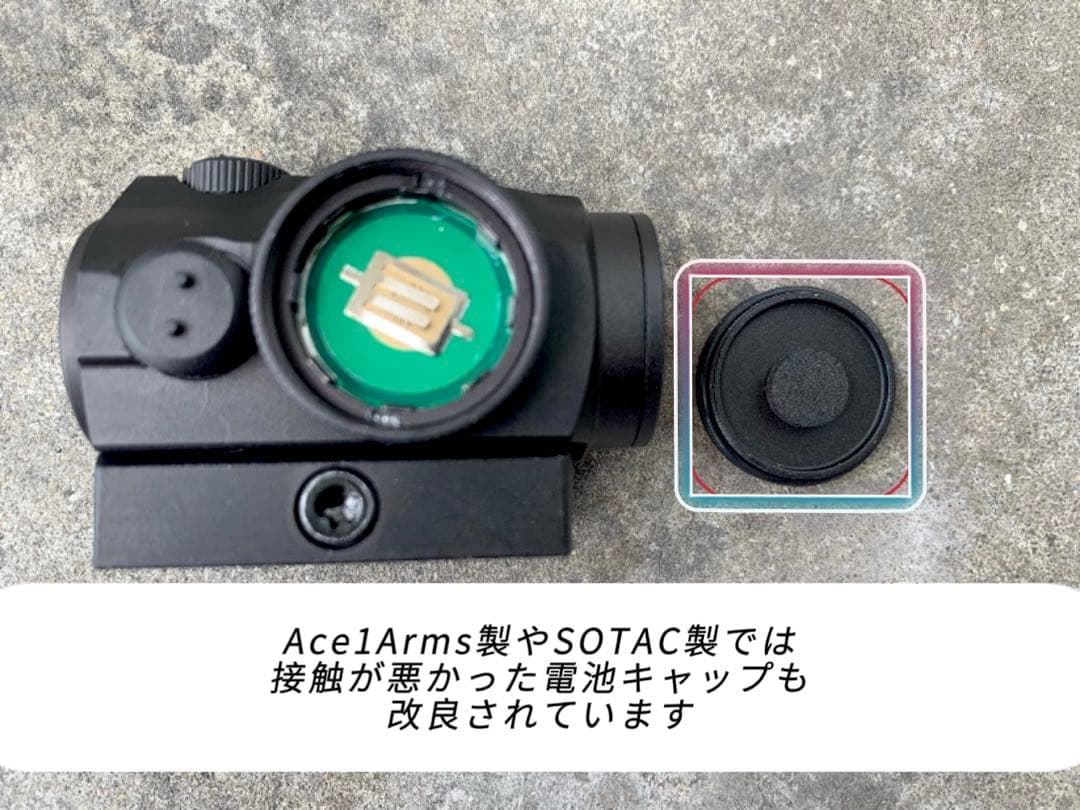 HolyWarrior製Aimpoint T-1 立体彫刻 NVモード搭載モデル