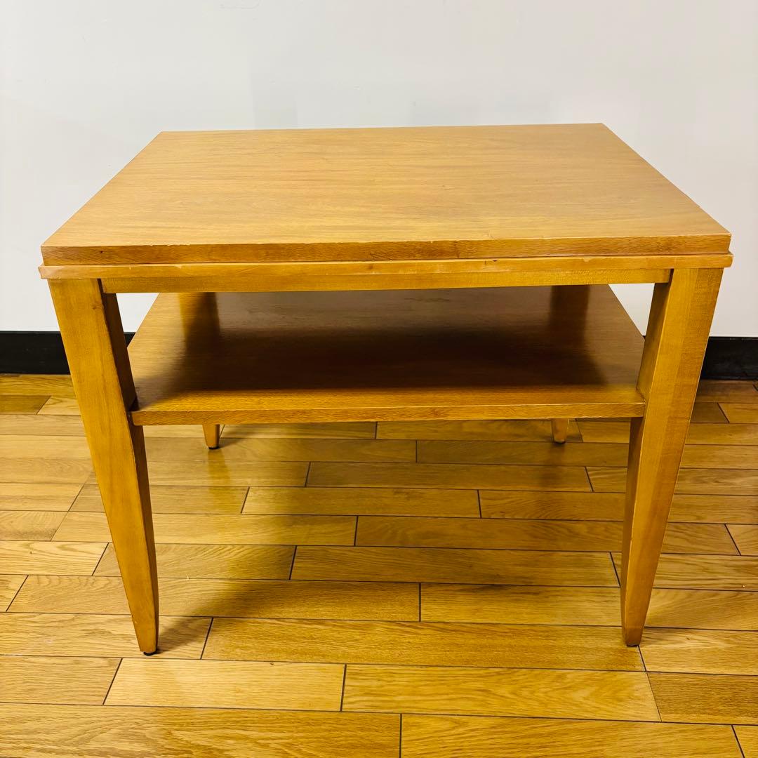 【希少品】Ethan Allen ローテーブル 2段　アメリカ製　送料込み