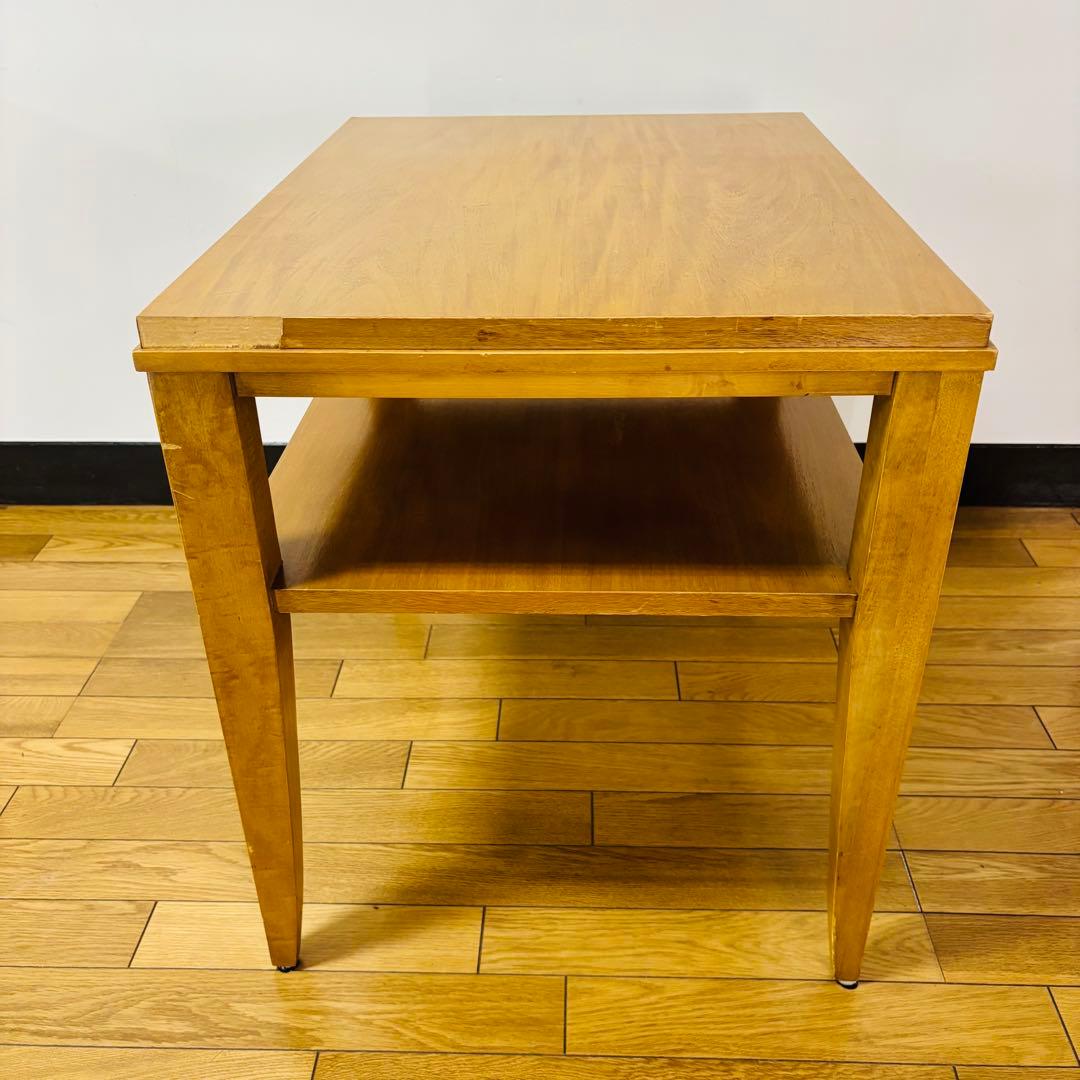 【希少品】Ethan Allen ローテーブル 2段　アメリカ製　送料込み