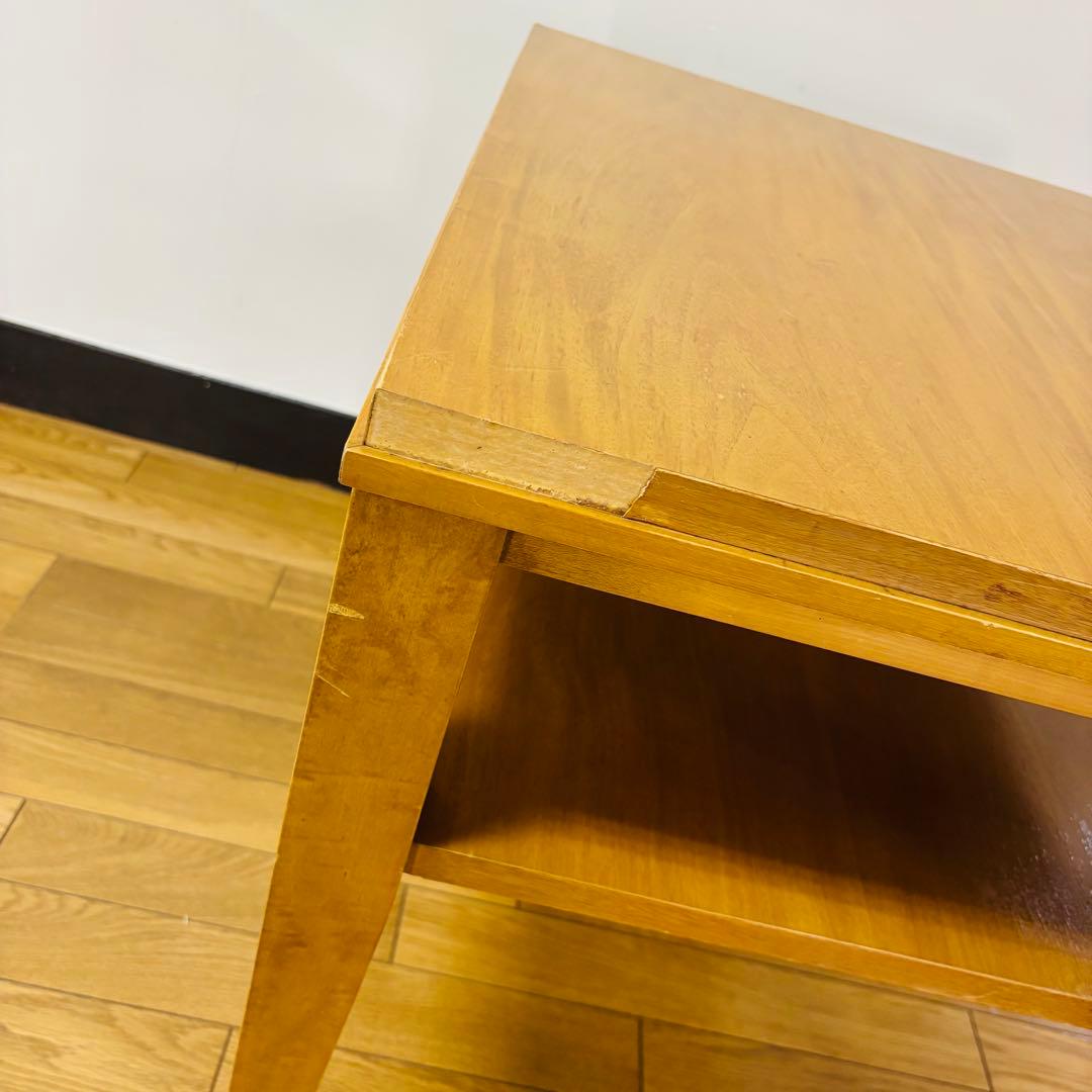 【希少品】Ethan Allen ローテーブル 2段　アメリカ製　送料込み