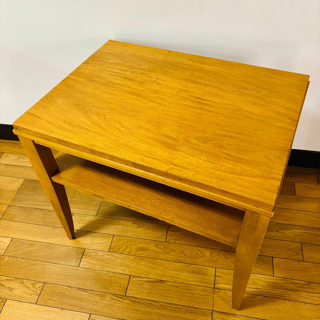 【希少品】Ethan Allen ローテーブル 2段　アメリカ製　送料込み