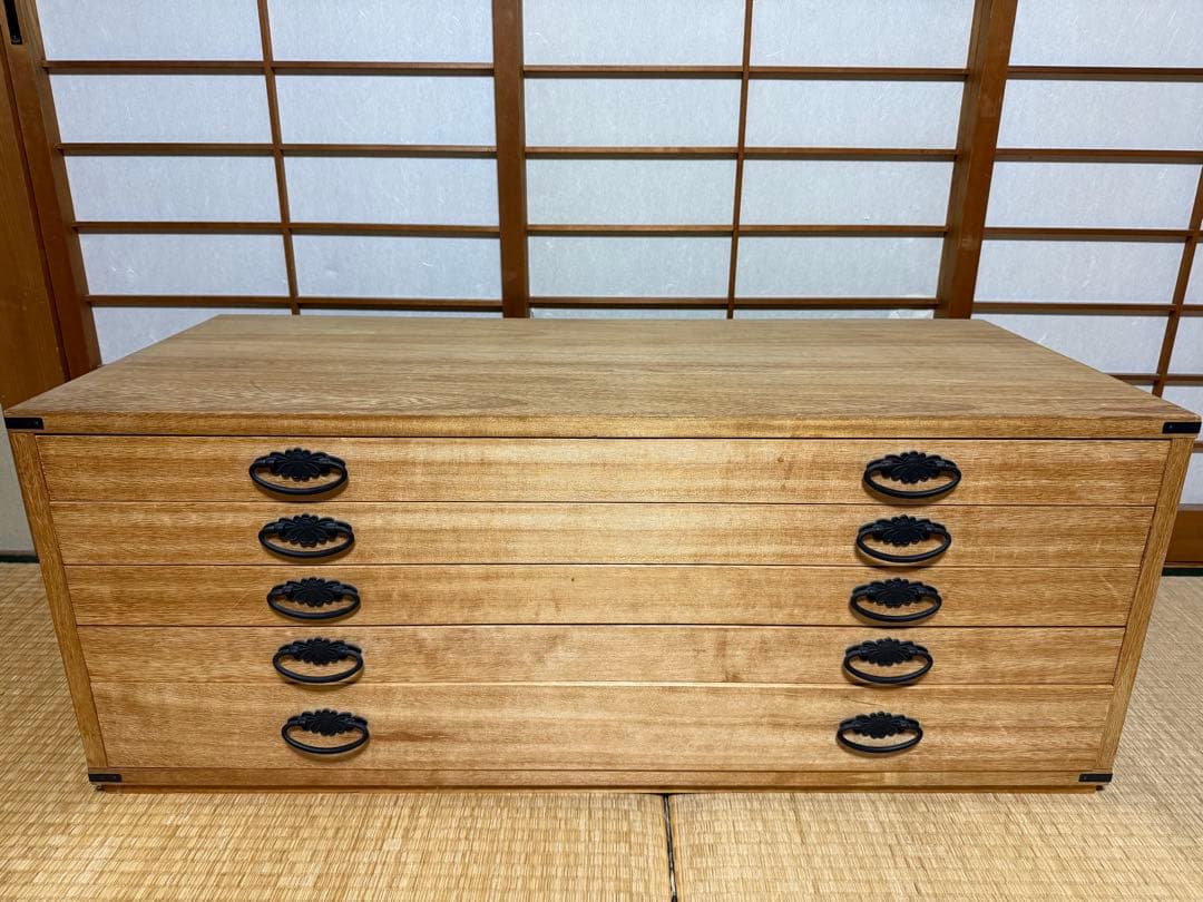 桐箪笥 5段 桐ダンス 着物収納