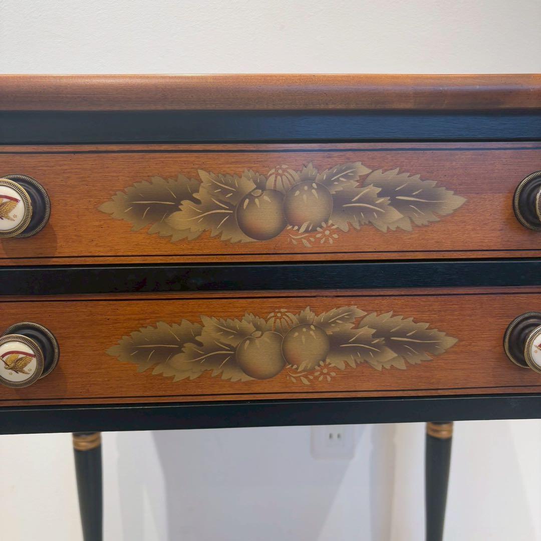 ヒッチコック　ブラックハーベスト　メープル　2段引き出し　コンソールテーブル