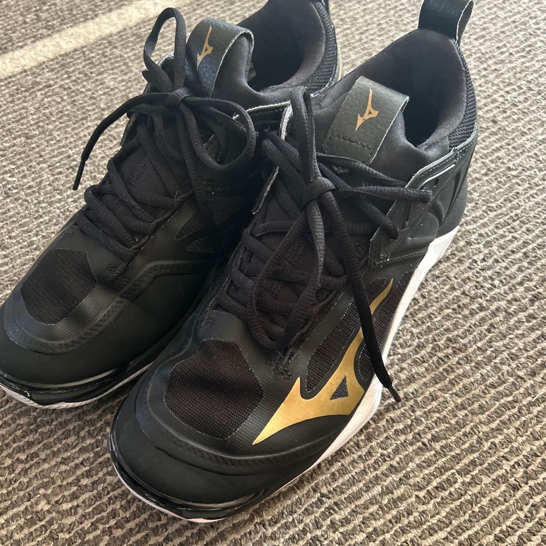 ミズノ 25,5 センチ　バレーボール ウェーブモーメンタム 2