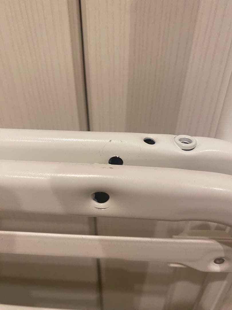 廃盤 IKEA ALGOT 3段 ハンガーラック 天板キャスター付※ネジ回し付