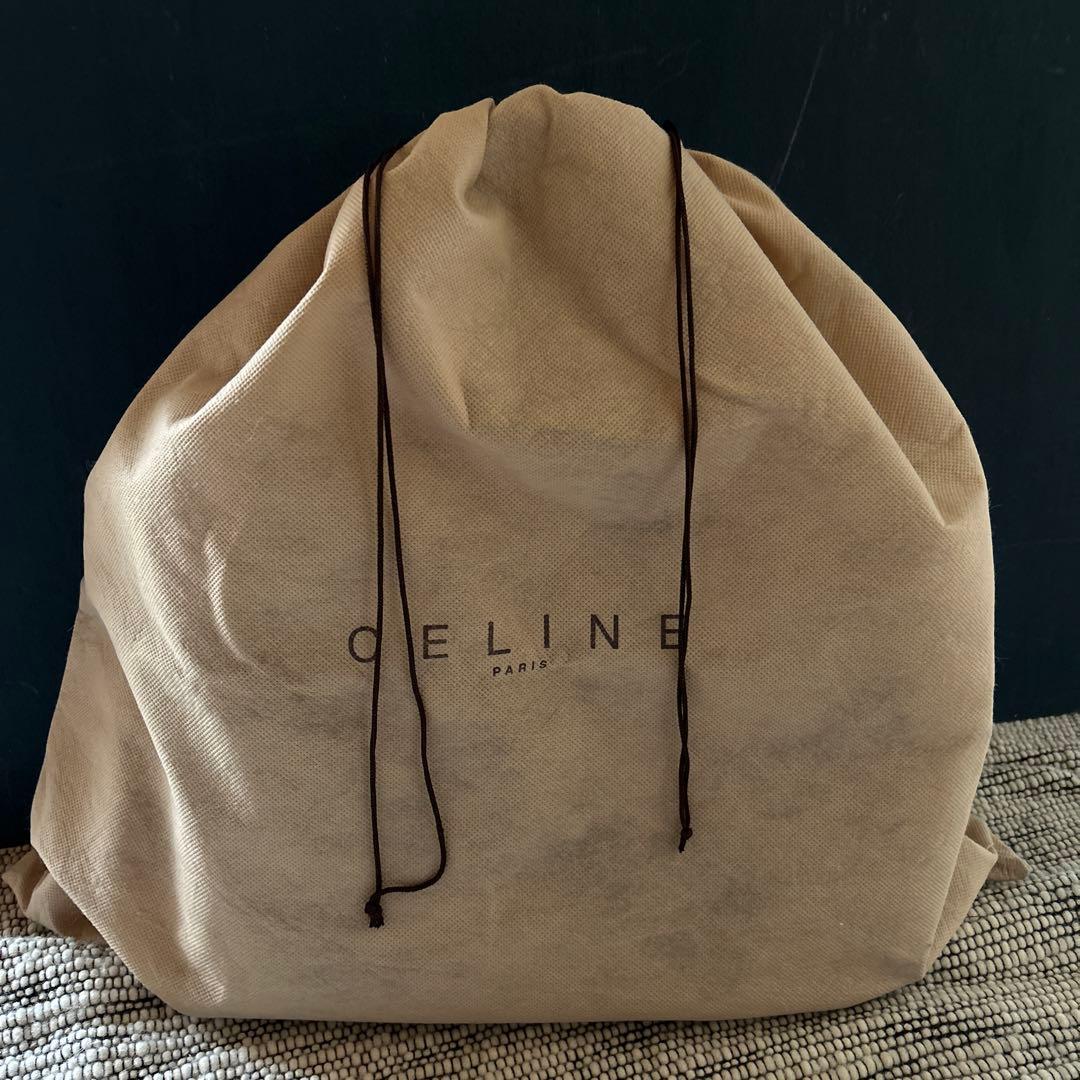 オールド　セリーヌ　ヴィンテージ　マカダム柄　バック　超美品　ブランド保存袋付き