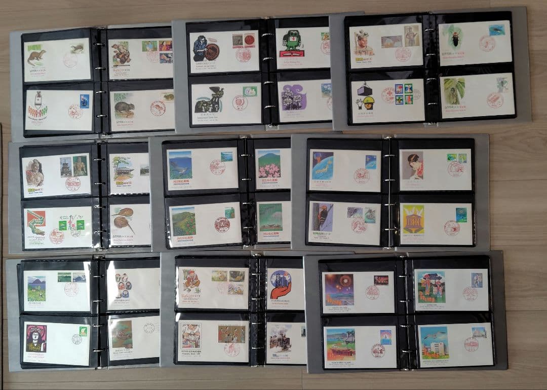 初日カバー 422枚 9冊セット 使用済み切手 昭和 まとめ売り