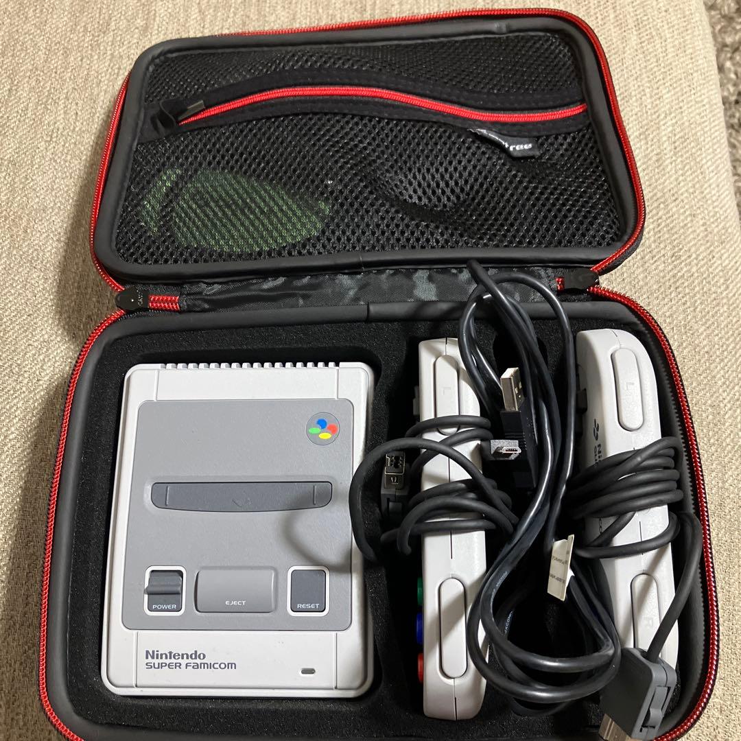 【箱&専用ケース付き】超美品　任天堂　クラシックミニ スーパーファミコン