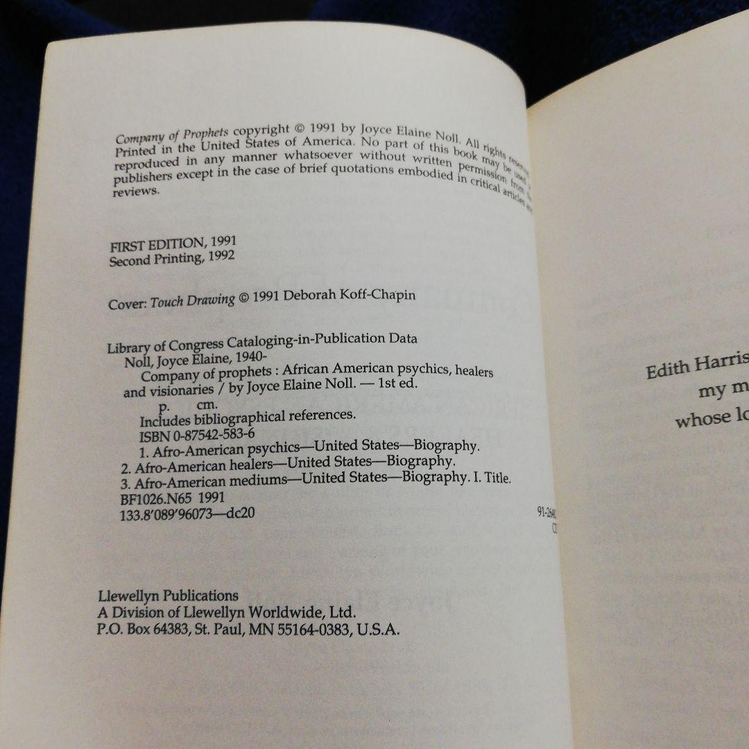 洋書 Company of Prophets by Joyce Elaine Noll