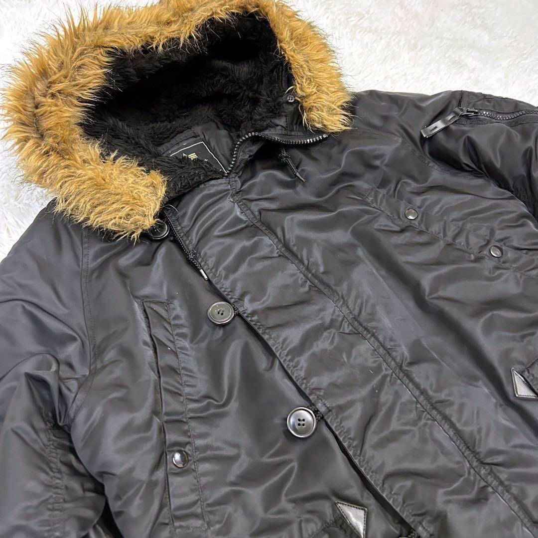 ALPHA N-3B ジャケット ブラック M