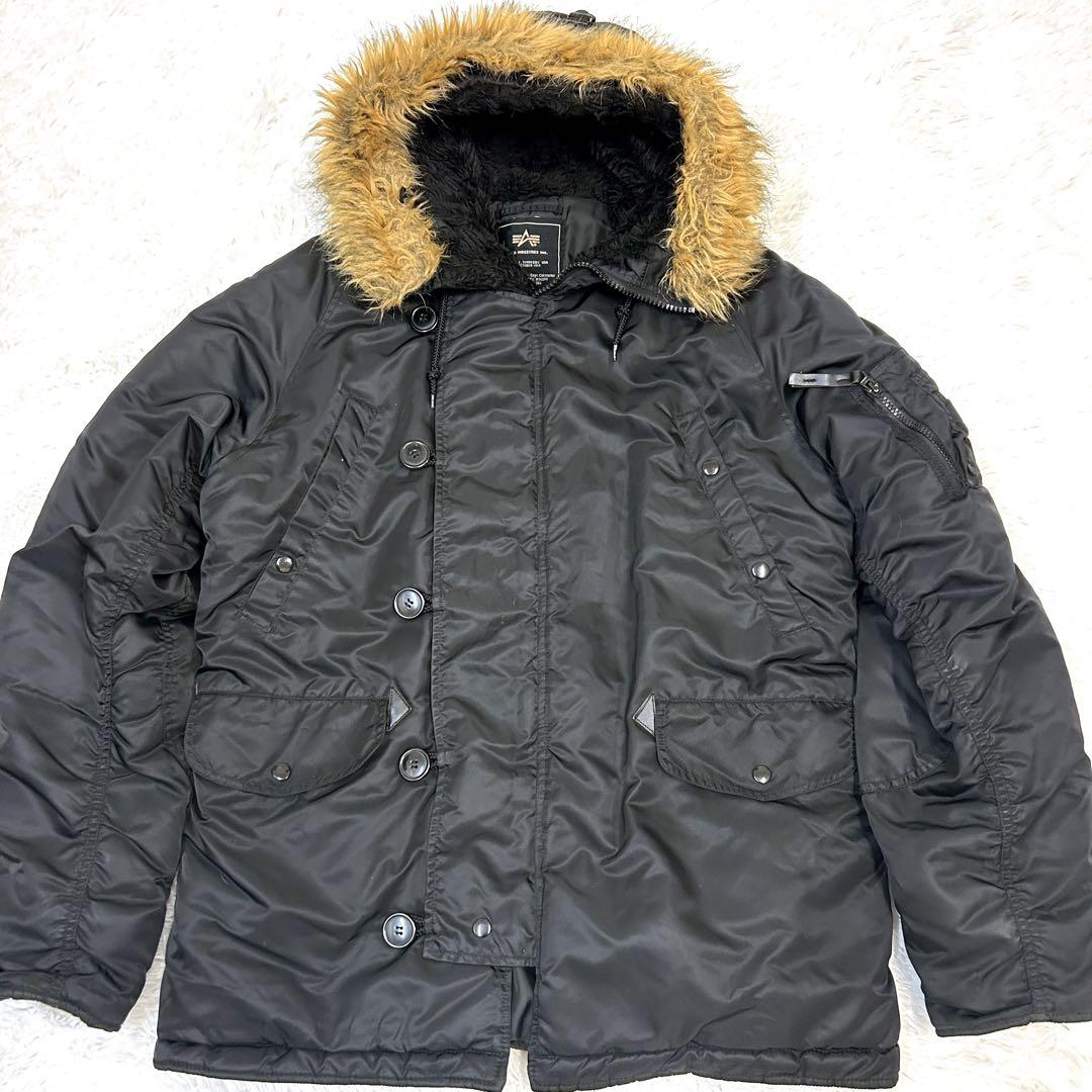 ALPHA N-3B ジャケット ブラック M