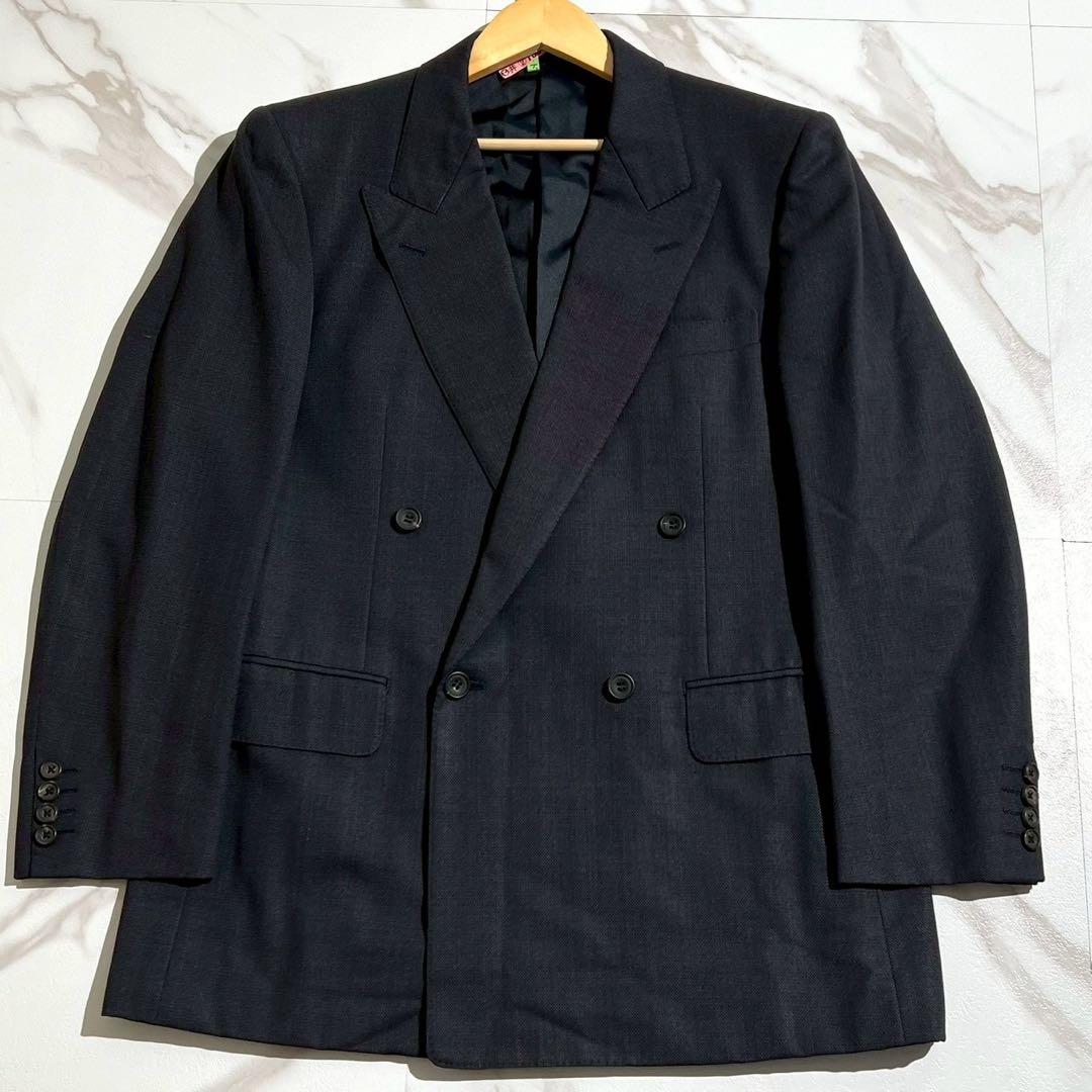 Burberry バーバリー　ダークブルー ダブルブレストスーツ