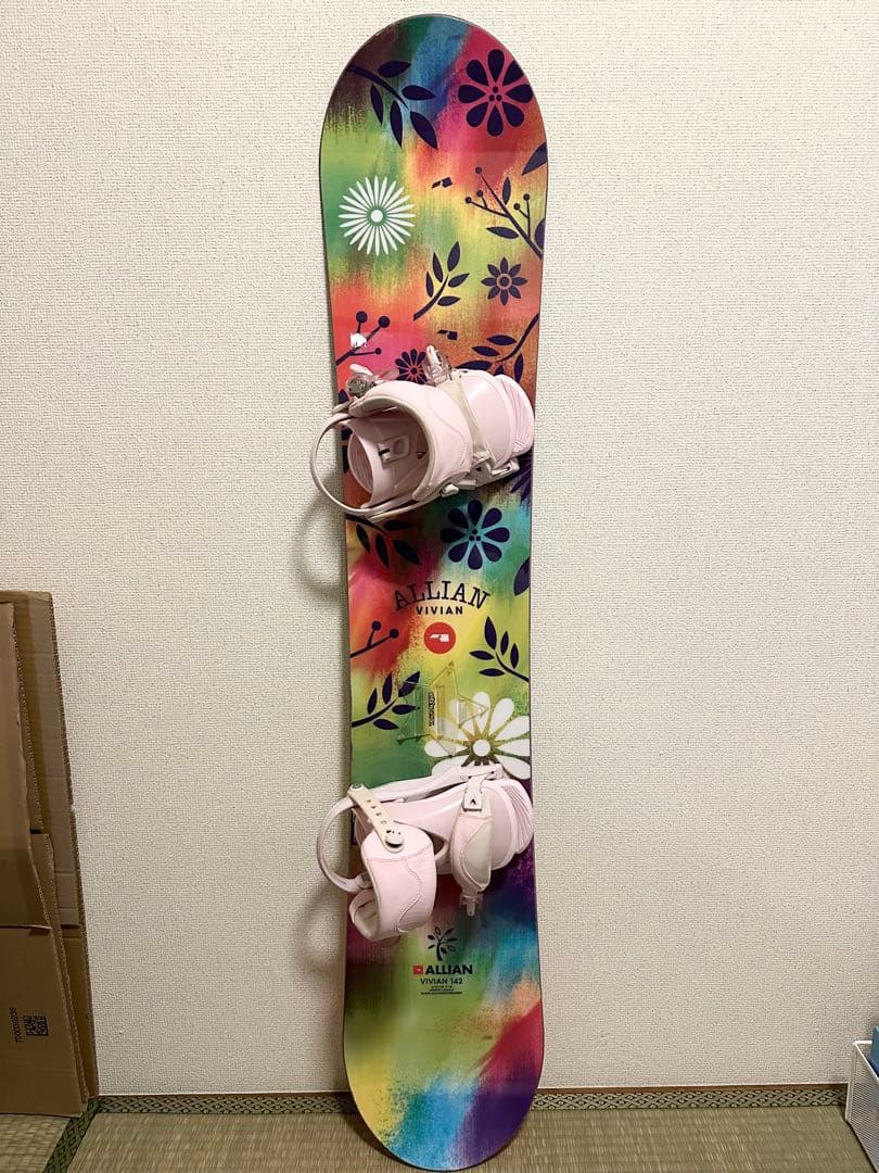 ALLIAN VIVIAN 142 レディース スノーボード　ビンディングセット