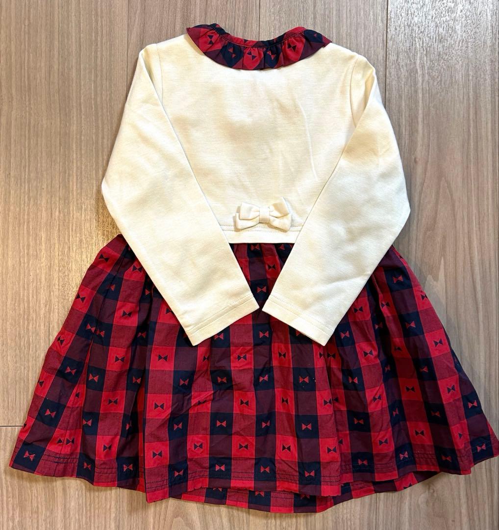 《新品未使用》ファミリア ☆ ワンピース　100cm