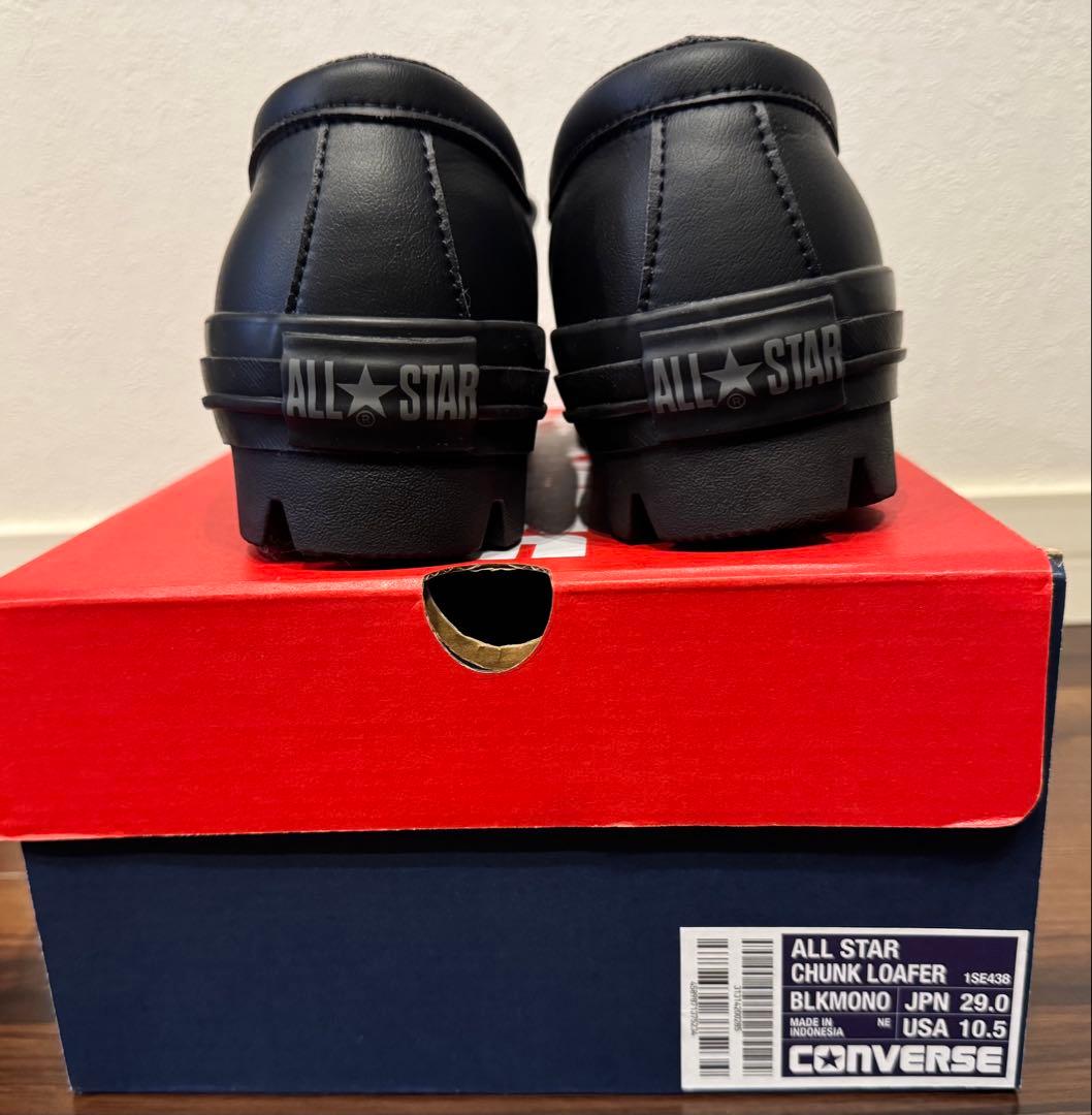 完売品 converse all star chunk loafer 29.0