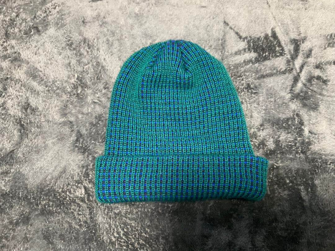 NOAH Tri-Color Beanie ニット帽・ビーニー グリーン