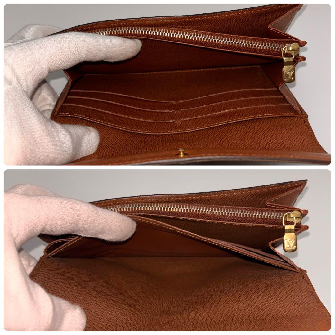 【鑑定済み】ルイヴィトン✨モノグラム 長財布 ポルトフォイユ・サラ 2つ折り財布