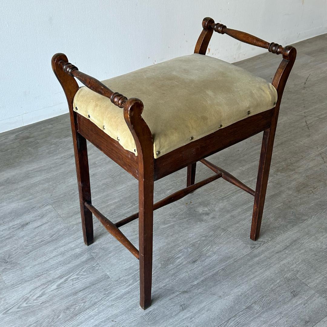 アンティーク 家具 ピアノ スツール 英国製 1930年頃　409A