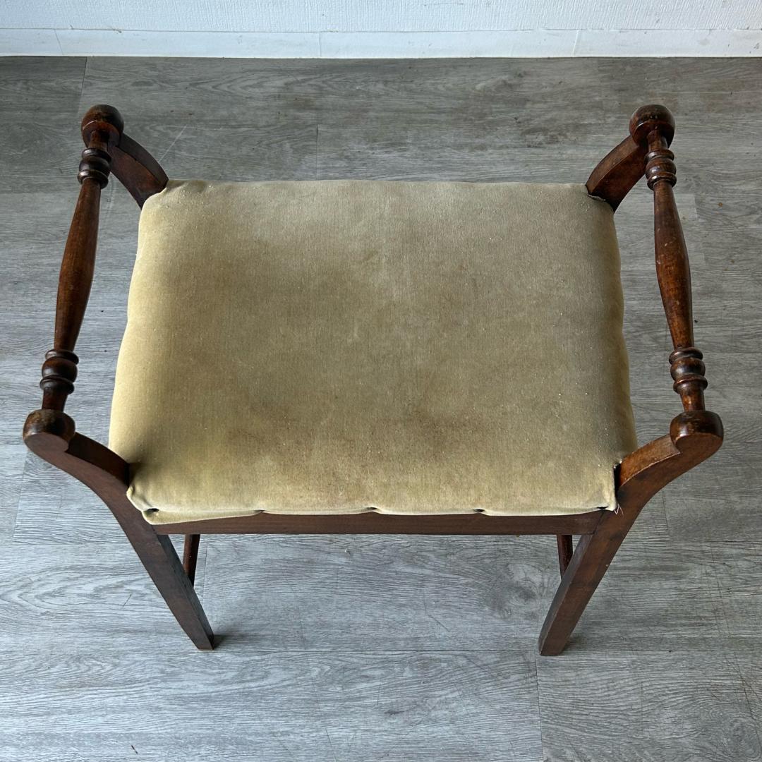 アンティーク 家具 ピアノ スツール 英国製 1930年頃　409A