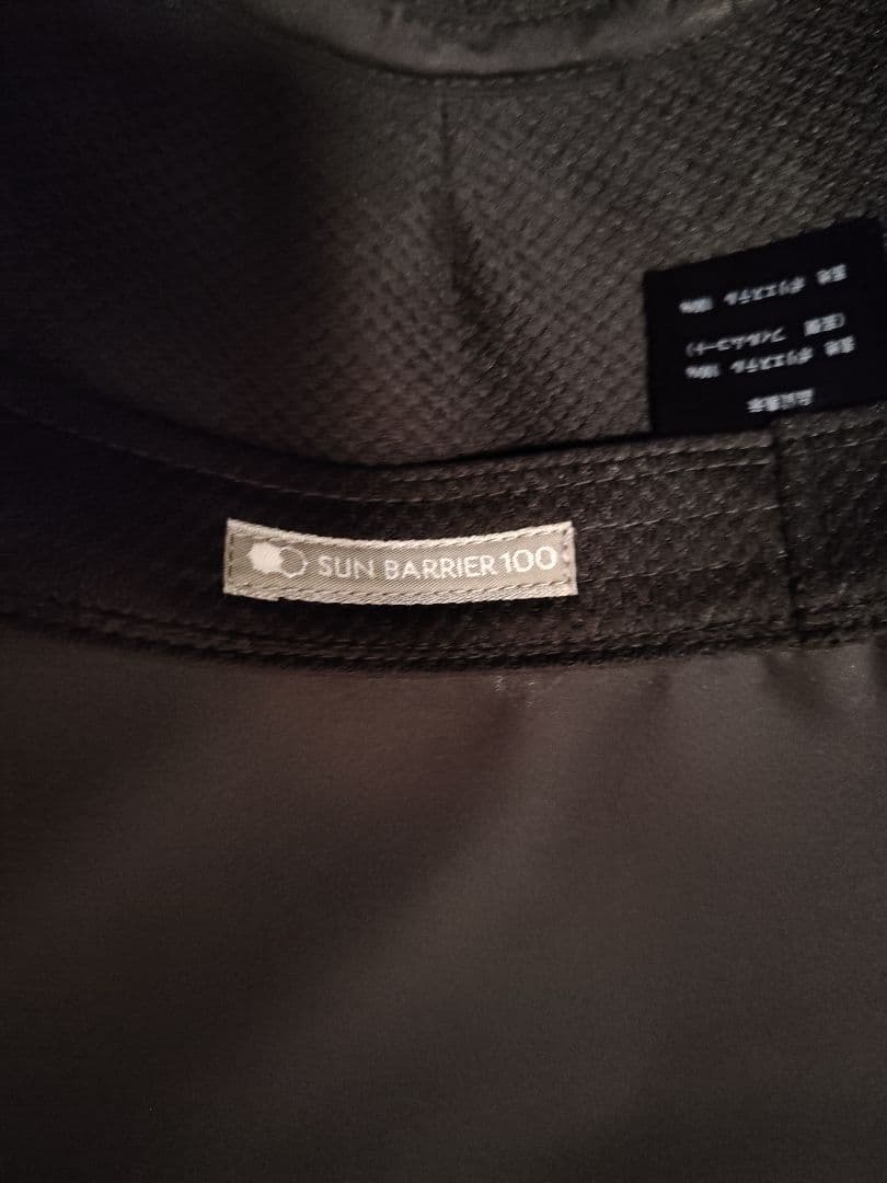 新品未使用サンバリア100ナチュラルハットLブラック