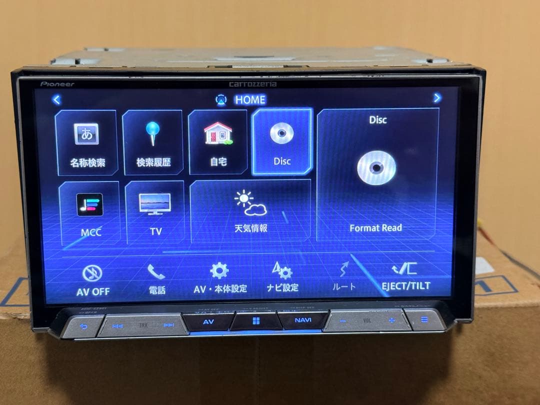 carrozzeria カーナビAVIC-CZ901 map data 2017