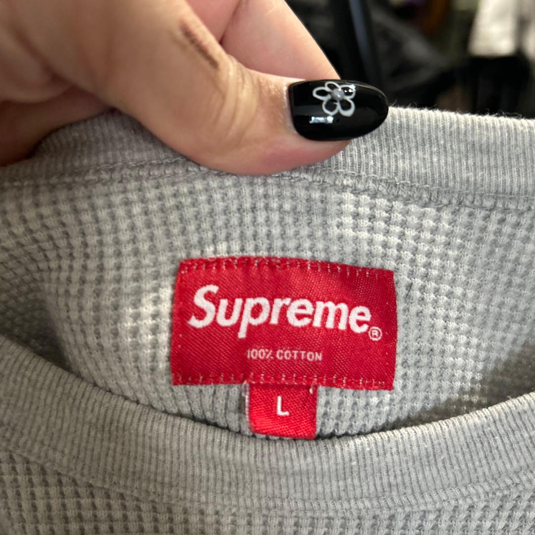 トップス supreme 17AW/Sleeve Logo Waffle Thermal