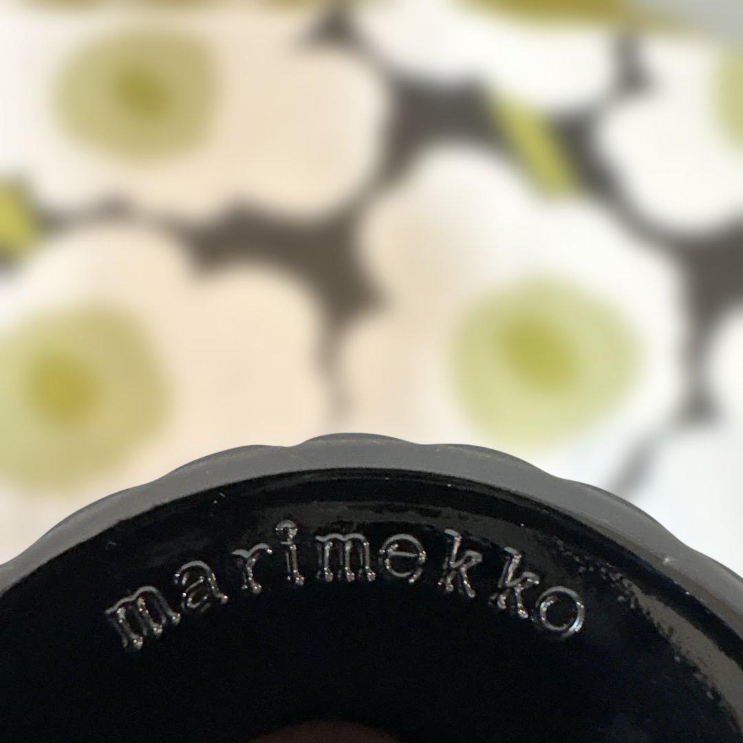 マリメッコ✖️イッタラ　マリボウル　ブラック　スモールサイズ　箱無し　中古