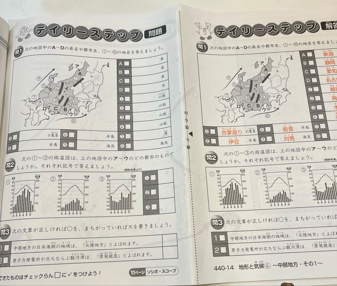 サピックス SAPIX ４年　社会テキスト フルセット 平常、全講習　2022年