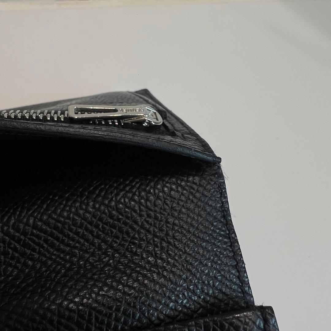 HERMES ベアンスフレ 長財布 黒