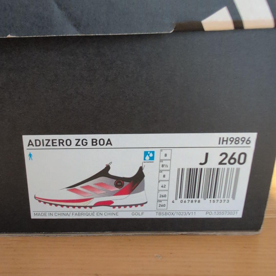 新品 アディダス ゴルフ W アディゼロ ZG25 BOA 26.0cm