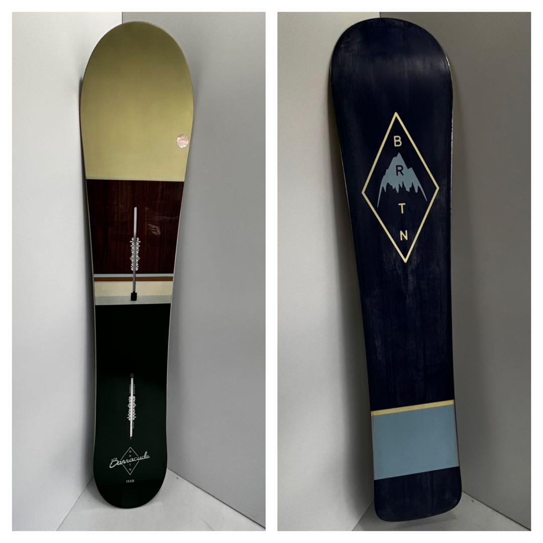 【中・上級者】バートン バラクーダ 153cm スノーボード 2点セット