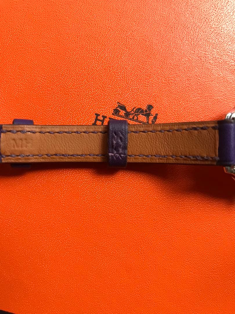 【電池交換済】HERMES スリムドゥエルメス CA2.110