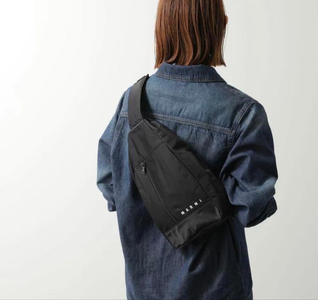 大人もOK！完売品！MARNI kids ショルダーバッグ クロスボディバッグ黒