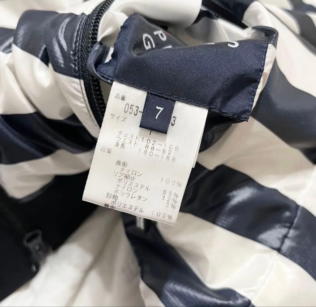 パーリーゲイツ 4WAY ボーダー柄リバーシブルジャケット 正規品 希少7サイズ