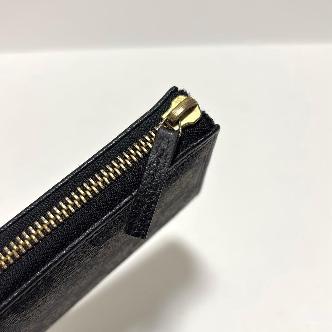 453✨美品✨GUCCI グッチ 長財布 GGキャンバス L字ファスナー デニム