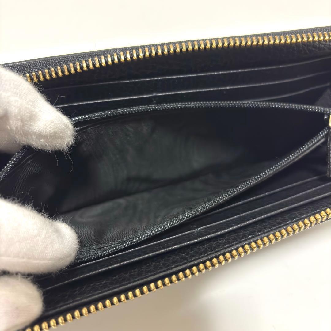 453✨美品✨GUCCI グッチ 長財布 GGキャンバス L字ファスナー デニム