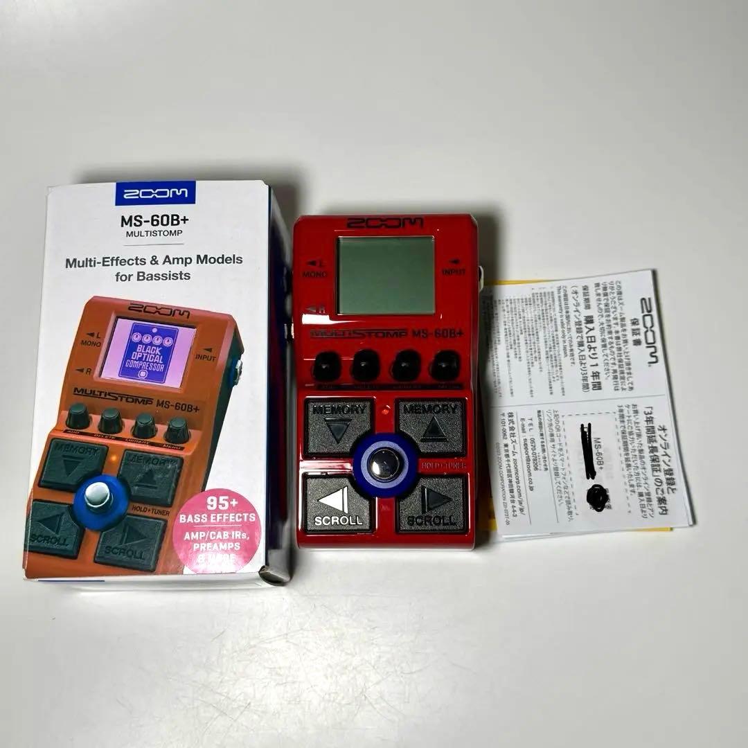 ZOOM MS-60B+ 美品 マルチエフェクター ズーム