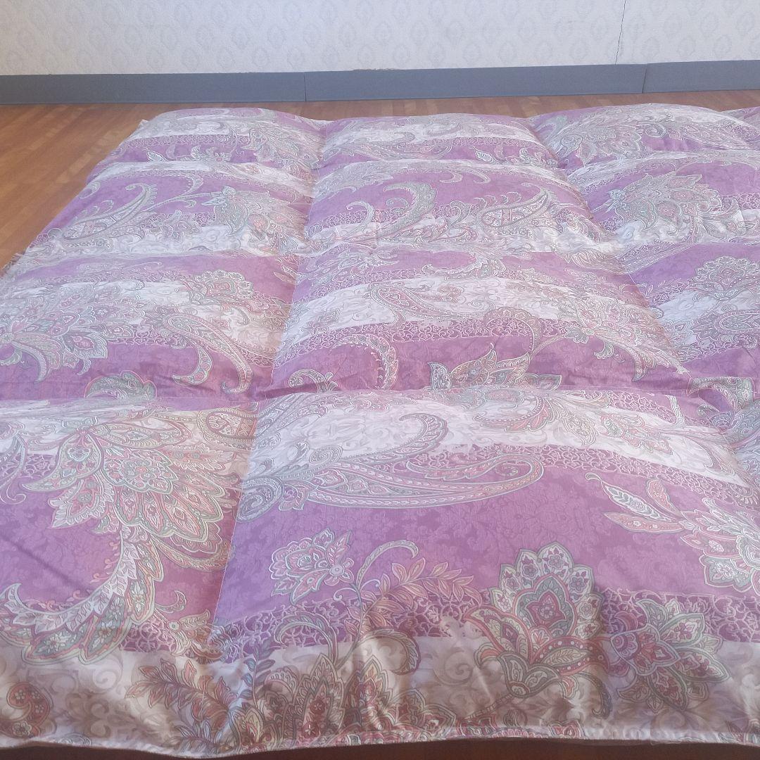 羽毛布団 増量 SDGS リフレッシュ羽毛 高密度生地 清潔 安心 日本製A⑩