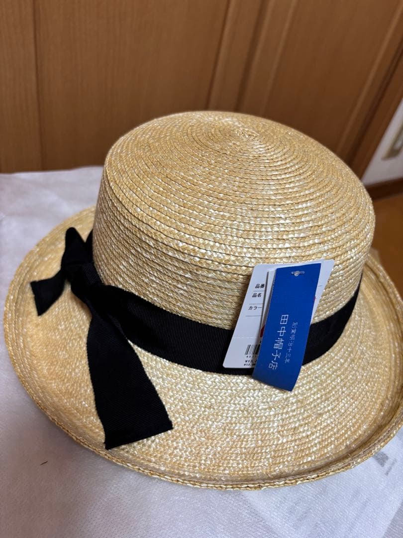 田中帽子店　Lily 麦わら帽子　田中帽子カンカン帽