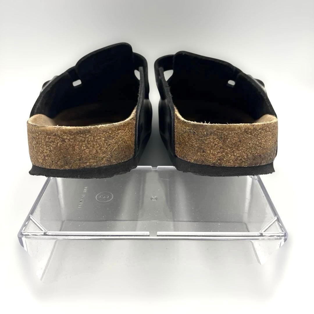 ビルケンシュトック ボストン レザーサンダル【43】28cm ブラック