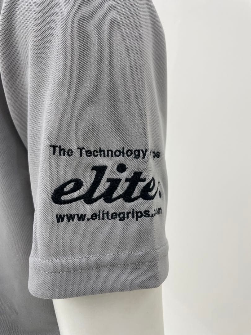 エリートグリップ　無地半袖ポロシャツ　グレー　L 新品