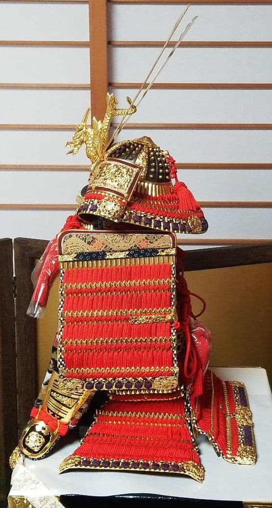 五月人形　平安一水作　15号鎧飾り