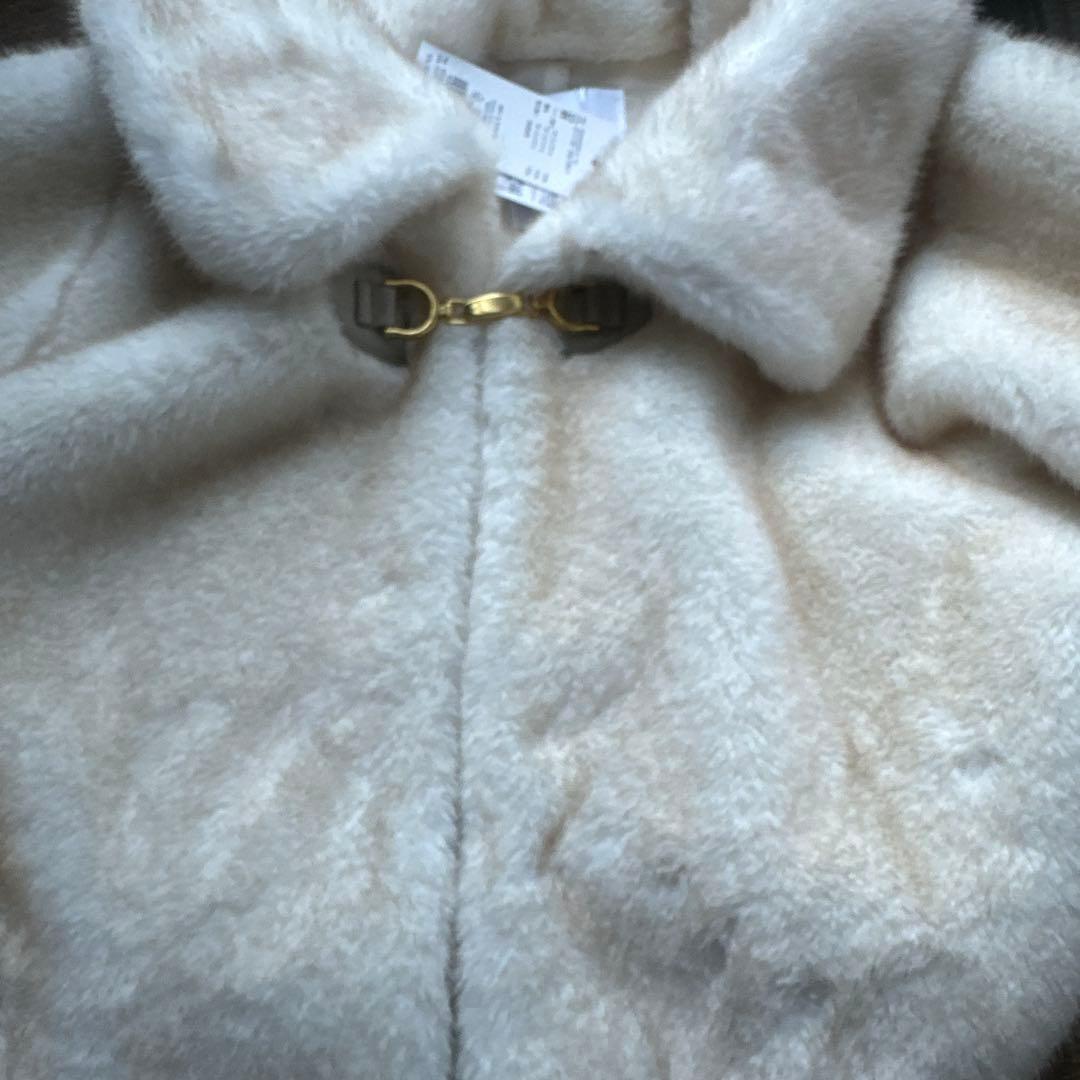 ダズリンアウター ビットショートミンクライクファーコート オフオワイト新品タグ付
