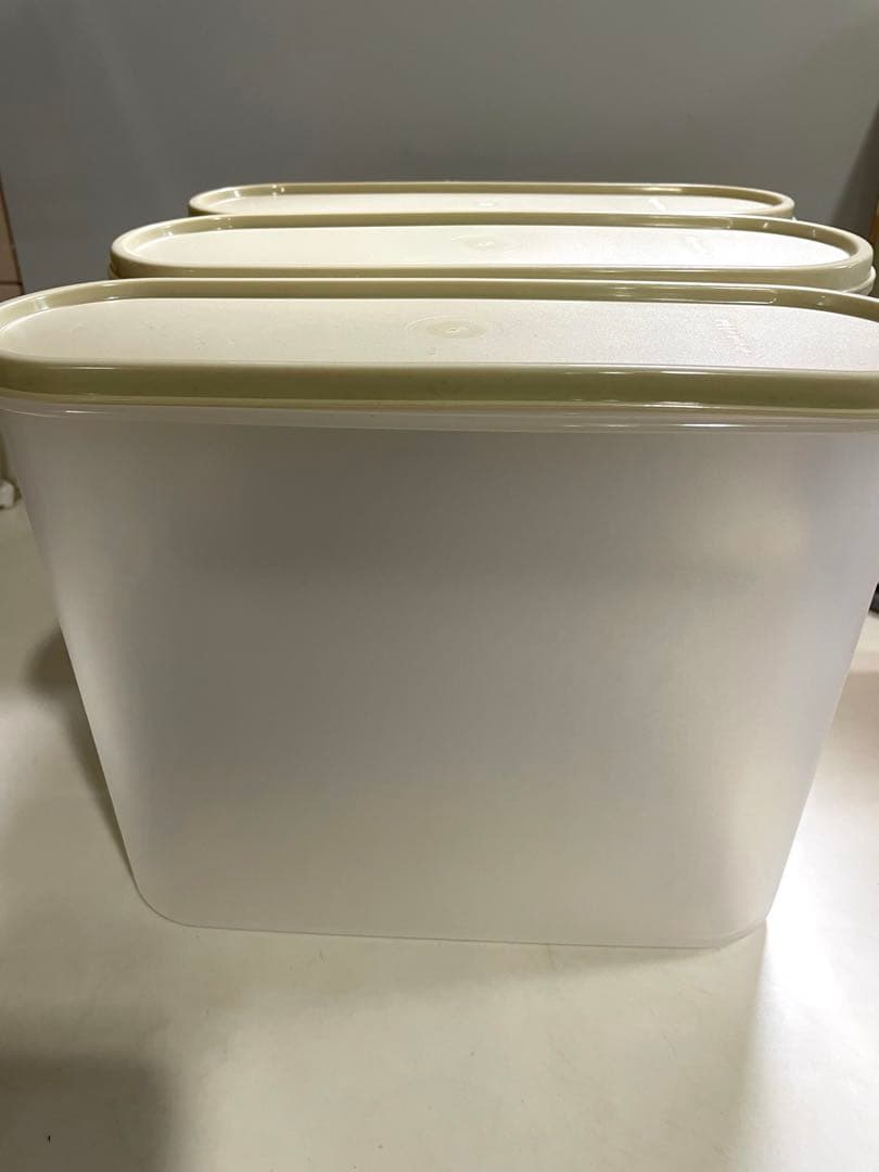 新品　未使用　タッパーウェア　スーパーオーバル5個セット　メルカリ便