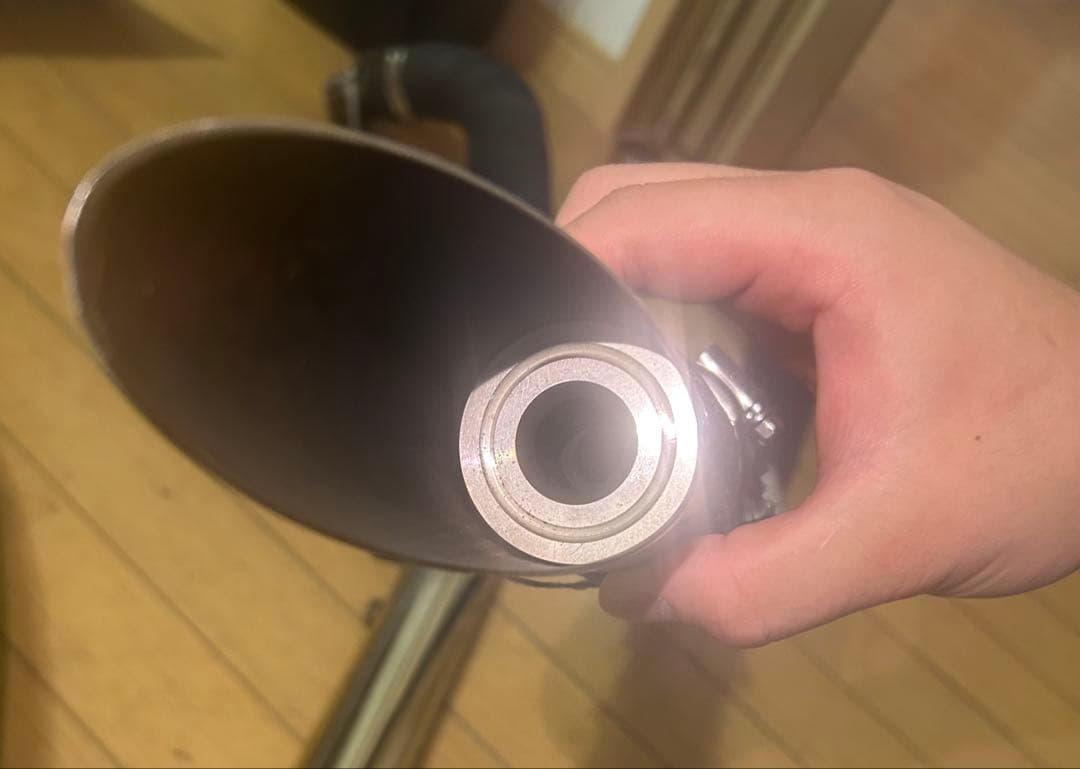 スラッシュカットマフラー