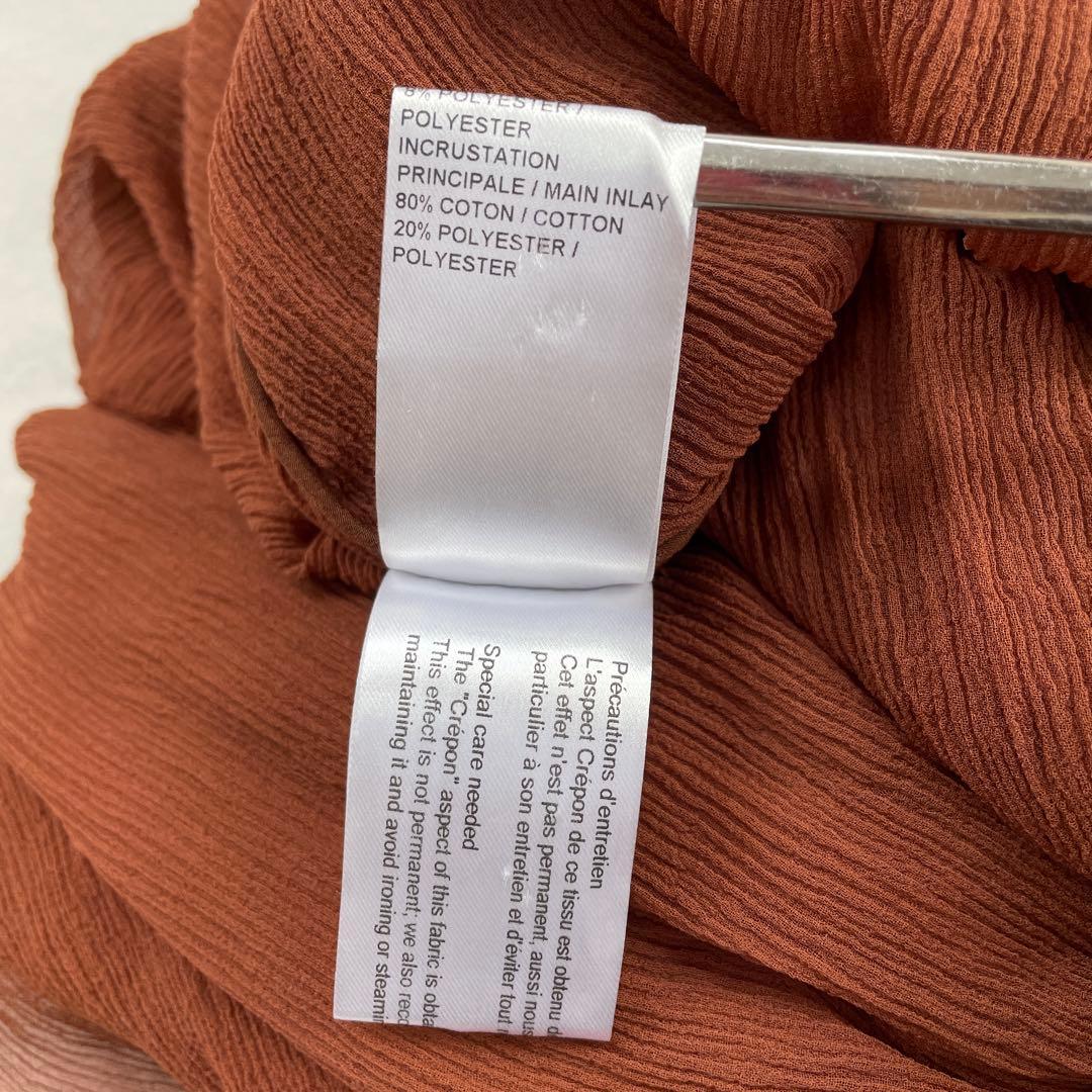 Chloe/クロエ、シフォンブラウス、レース、Aライン、ゆったり、34