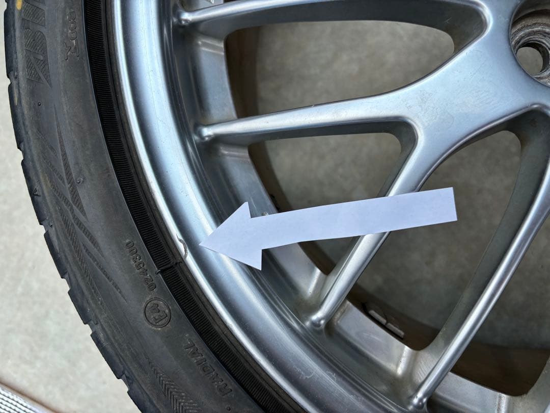 BBS 17インチホイール 1本づつの出品　4本一緒にお願いします。②