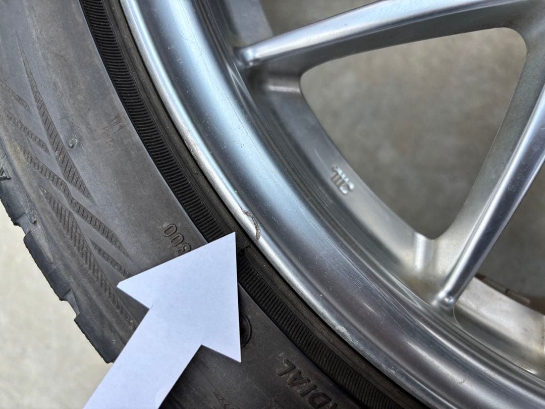 BBS 17インチホイール 1本づつの出品　4本一緒にお願いします。②