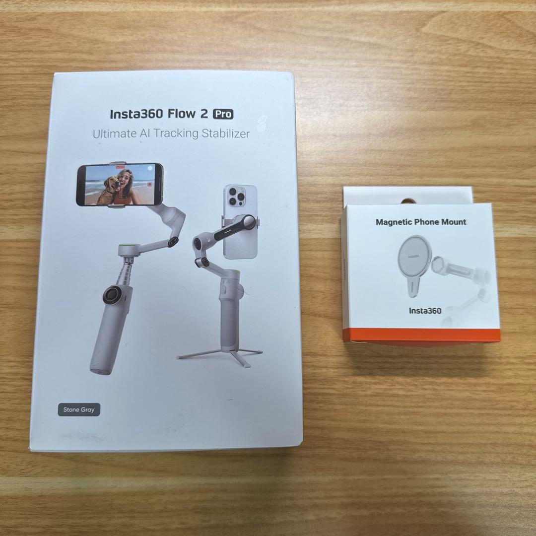 【最新モデル】Insta360 Flow 2 Pro グレー