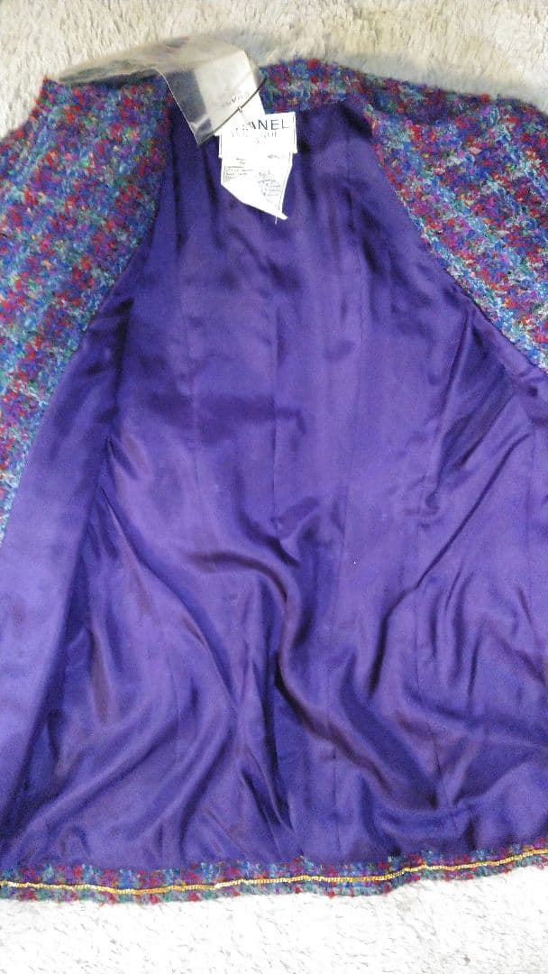 【激安明日まで出品】　シャネルヴィンテージ　ツイードジャケットデニムベストセット